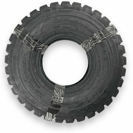 RUBBERMASTER 6.00-9 Industrial Lug 10 Ply Tube Type Forklift Tire 579582